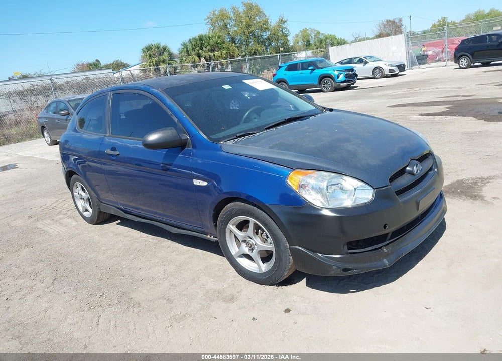 2007 HYUNDAI ACCENT GS VIN: KMHCM36C57U003480