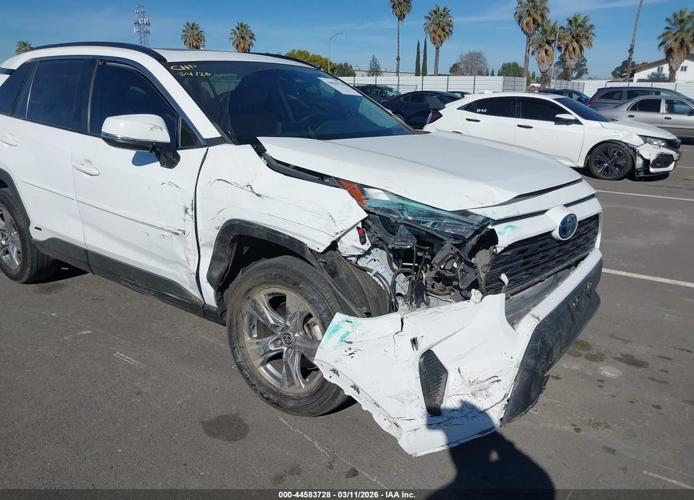 2022 TOYOTA RAV4 HYBRID XLE VIN: 4T3RWRFV2NU064606
