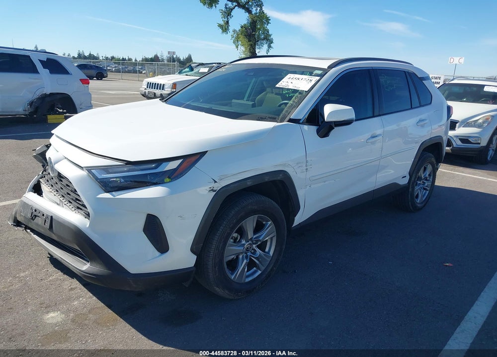 2022 TOYOTA RAV4 HYBRID XLE VIN: 4T3RWRFV2NU064606