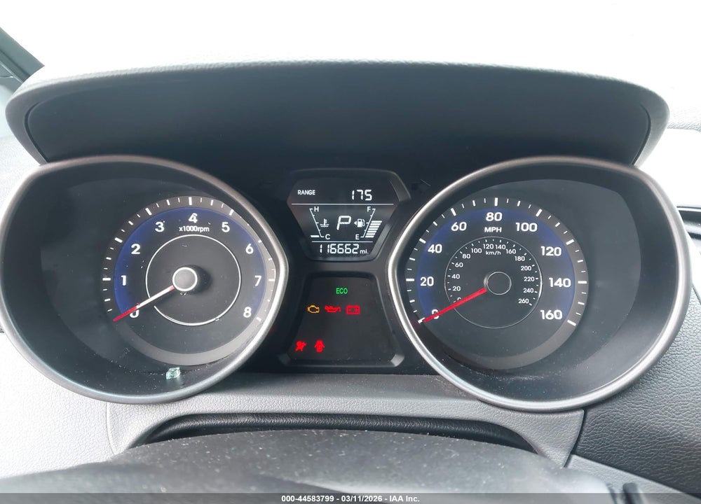 2016 HYUNDAI ELANTRA SE VIN: 5NPDH4AEXGH665402