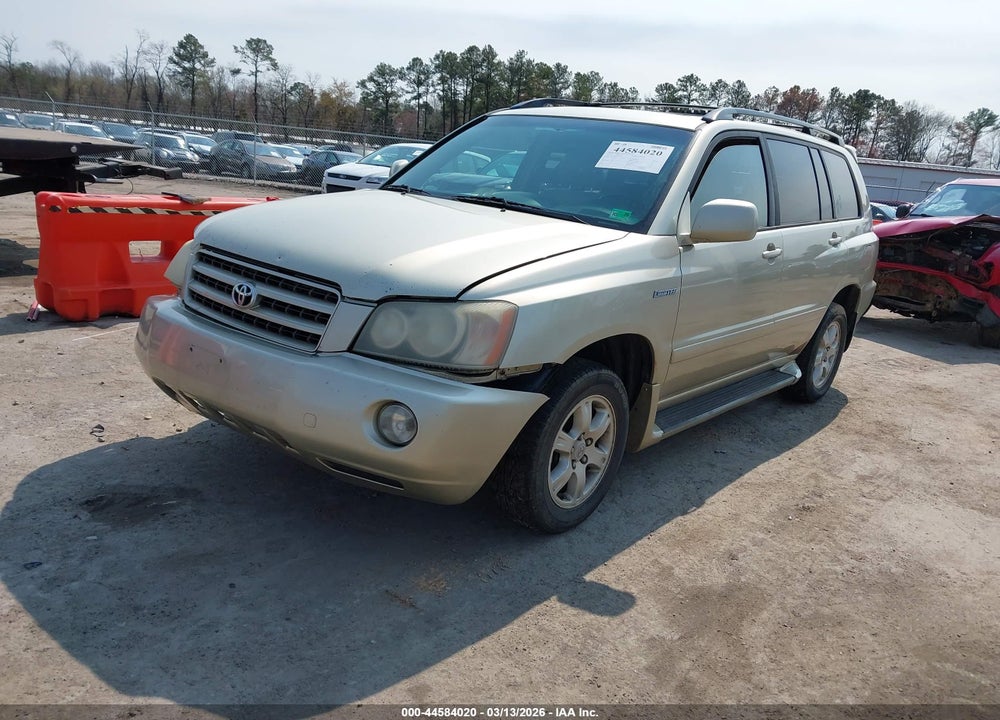 2003 TOYOTA HIGHLANDER LIMITED V6 VIN: JTEHF21A430115902