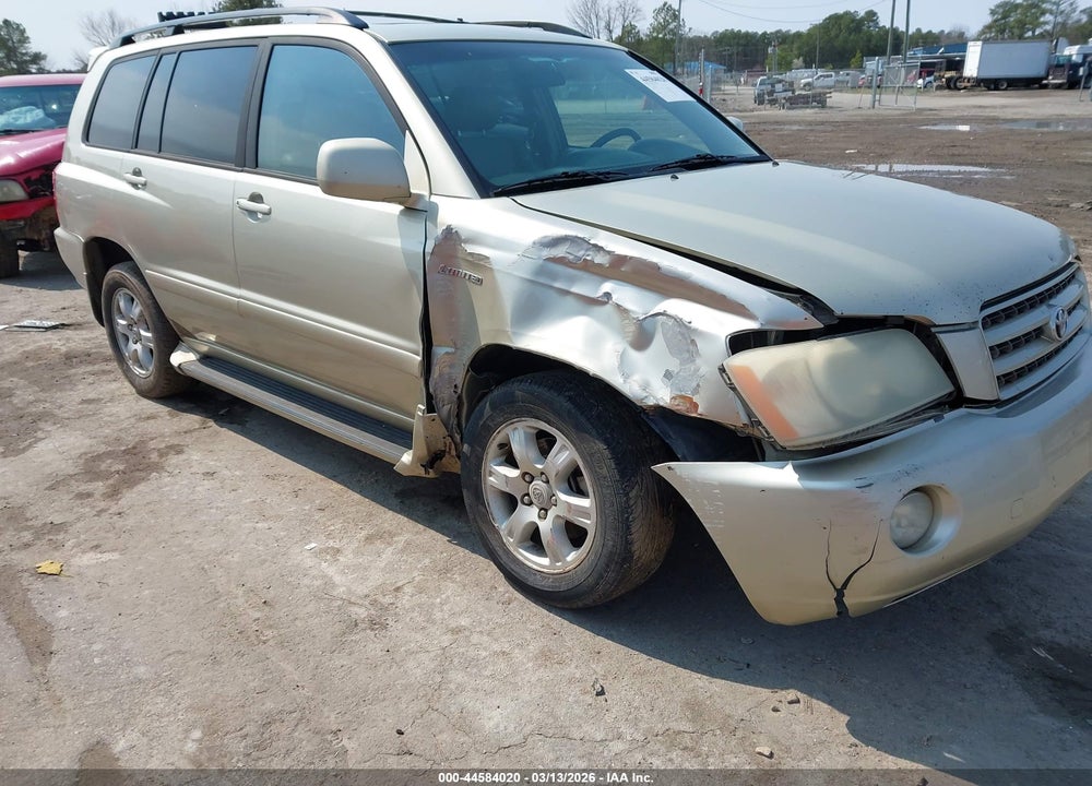 2003 TOYOTA HIGHLANDER LIMITED V6 VIN: JTEHF21A430115902