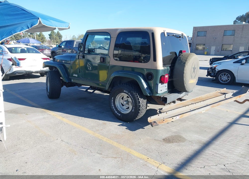 2000 JEEP WRANGLER SAHARA VIN: 1J4FA59SXYP726969