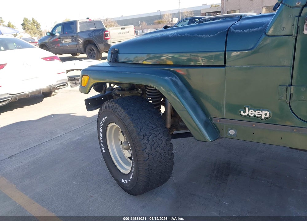 2000 JEEP WRANGLER SAHARA VIN: 1J4FA59SXYP726969