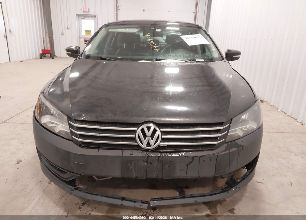 2013 VOLKSWAGEN PASSAT 2.5L SE VIN: 1VWBP7A36DC116200