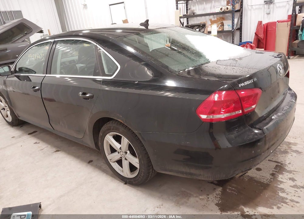 2013 VOLKSWAGEN PASSAT 2.5L SE VIN: 1VWBP7A36DC116200