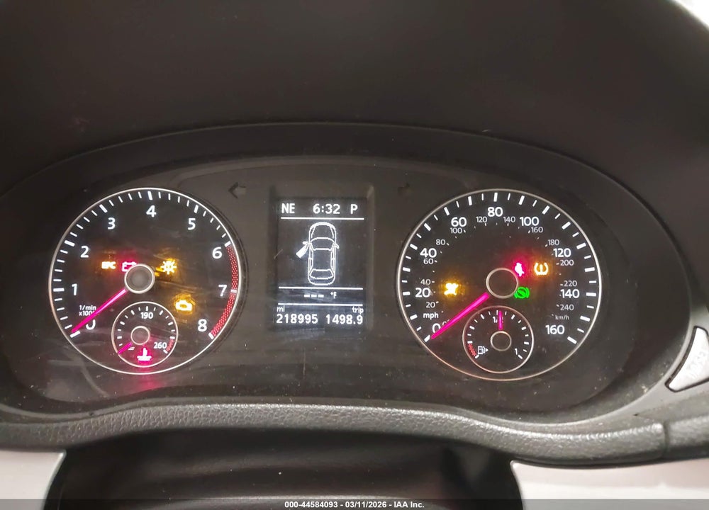 2013 VOLKSWAGEN PASSAT 2.5L SE VIN: 1VWBP7A36DC116200