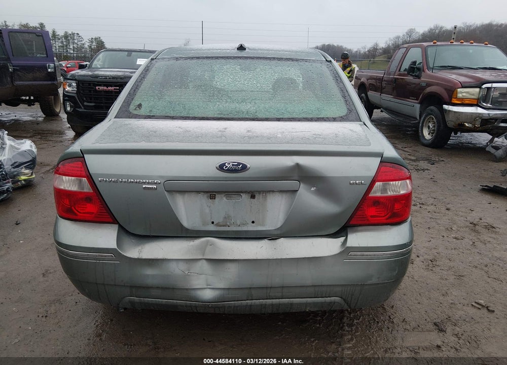 2007 FORD FIVE HUNDRED SEL VIN: 1FAFP27187G122564