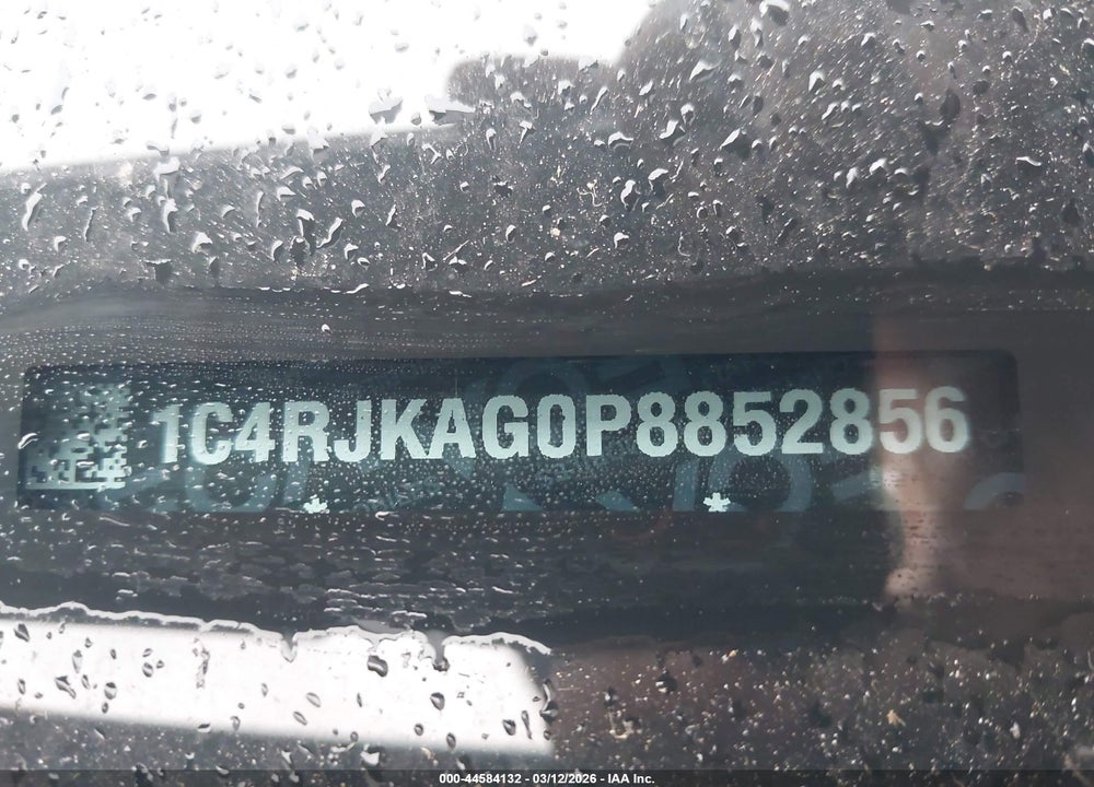 2023 JEEP GRAND CHEROKEE L ALTITUDE X 4X4 VIN: 1C4RJKAG0P8852856