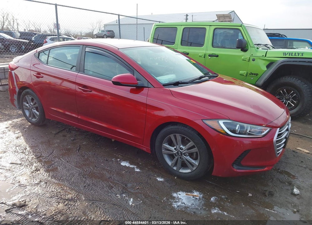 2017 HYUNDAI ELANTRA SE VIN: KMHD84LF4HU161937