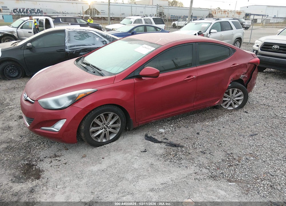 2016 HYUNDAI ELANTRA SE VIN: 5NPDH4AE1GH671640