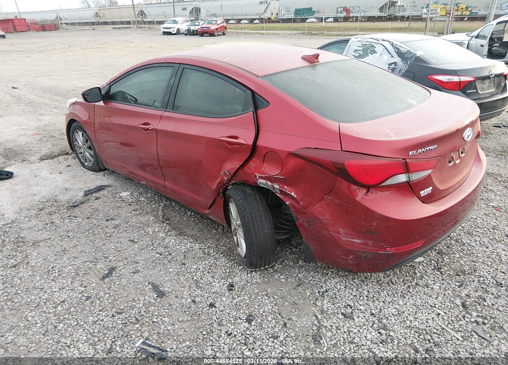 2016 HYUNDAI ELANTRA SE VIN: 5NPDH4AE1GH671640