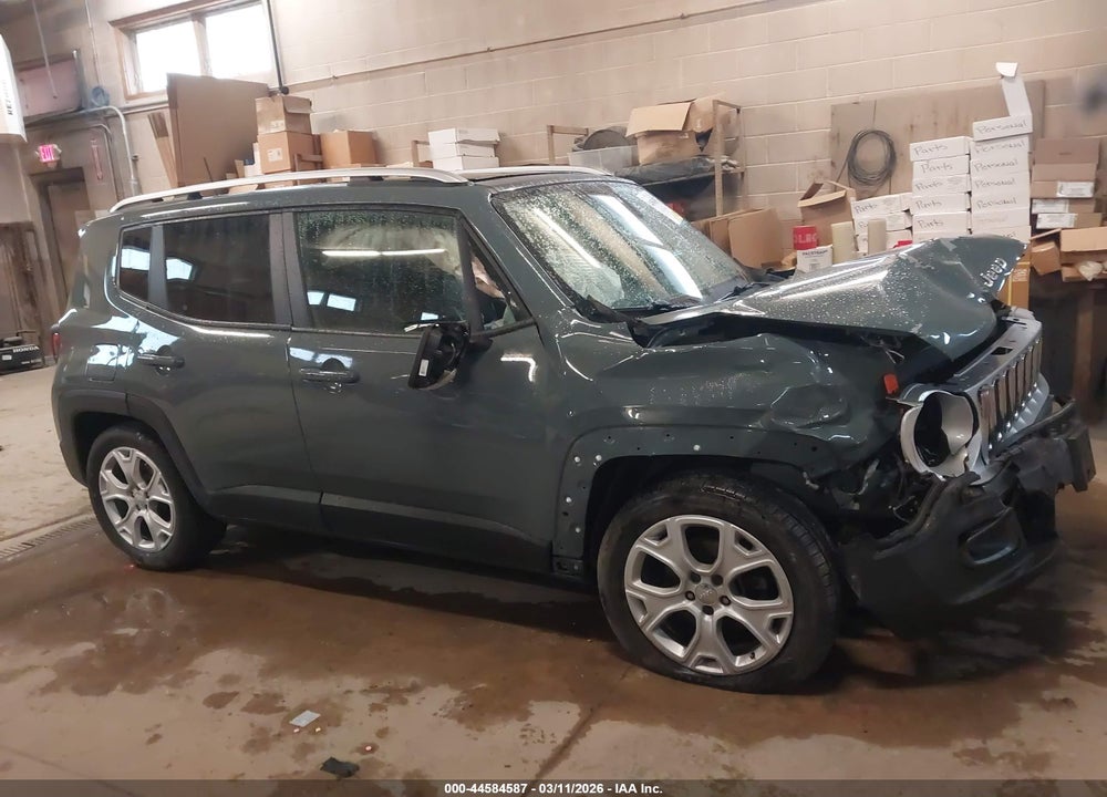 2018 JEEP RENEGADE LIMITED FWD VIN: ZACCJADB1JPH03257