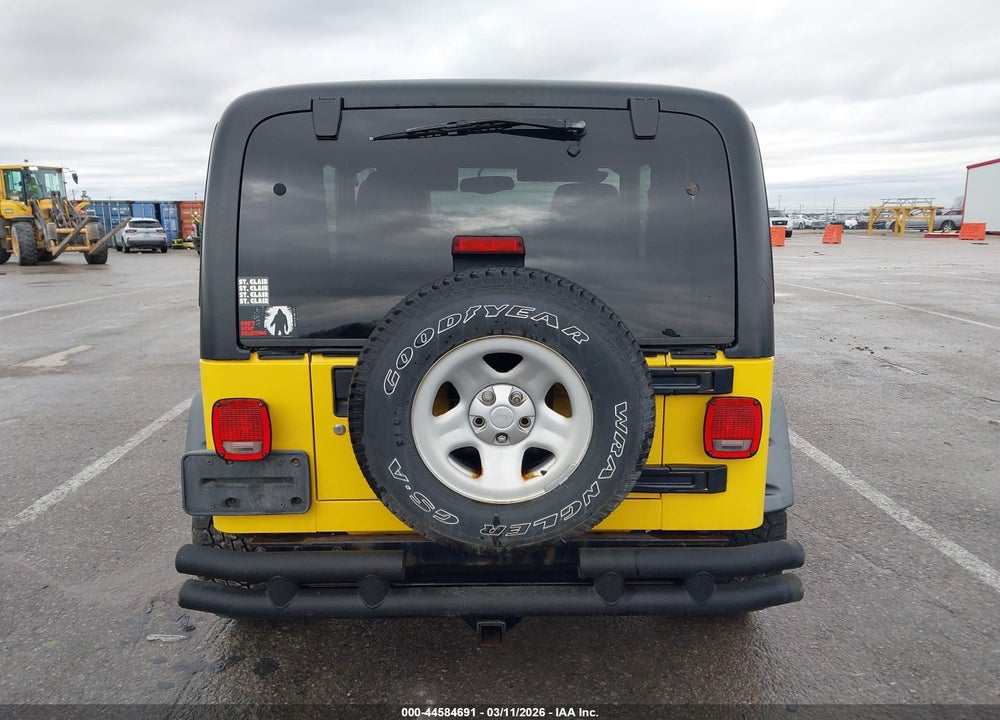 2006 JEEP WRANGLER SPORT VIN: 1J4FA49SX6P761440