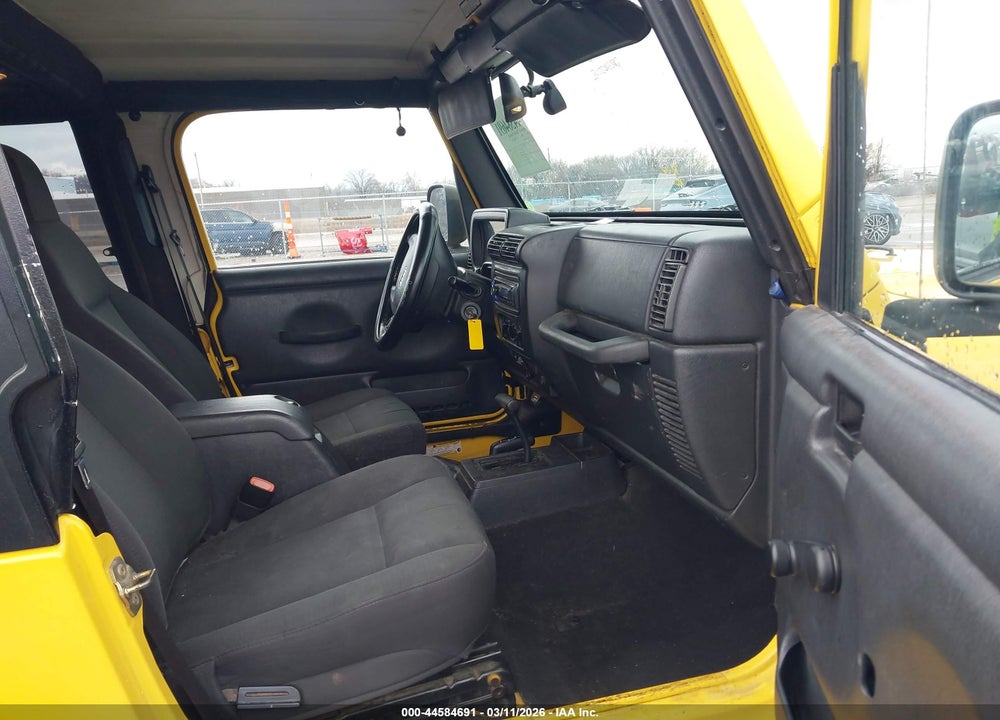 2006 JEEP WRANGLER SPORT VIN: 1J4FA49SX6P761440