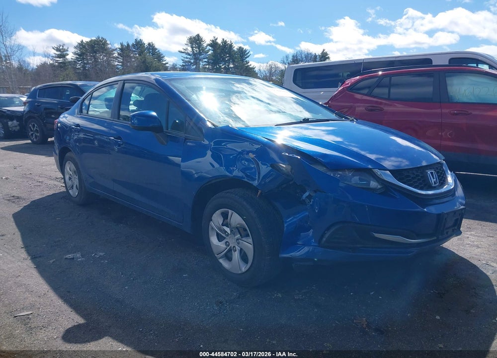 2013 HONDA CIVIC LX VIN: 2HGFB2F54DH575014