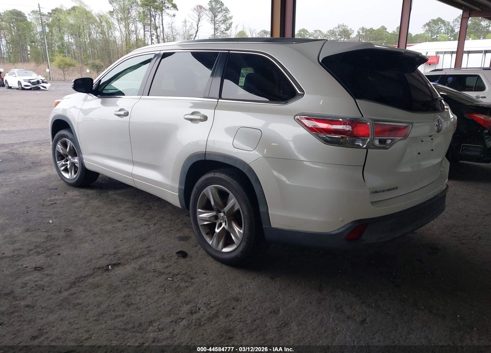 2014 TOYOTA HIGHLANDER LIMITED PLATINUM V6 VIN: 5TDYKRFHXES026205