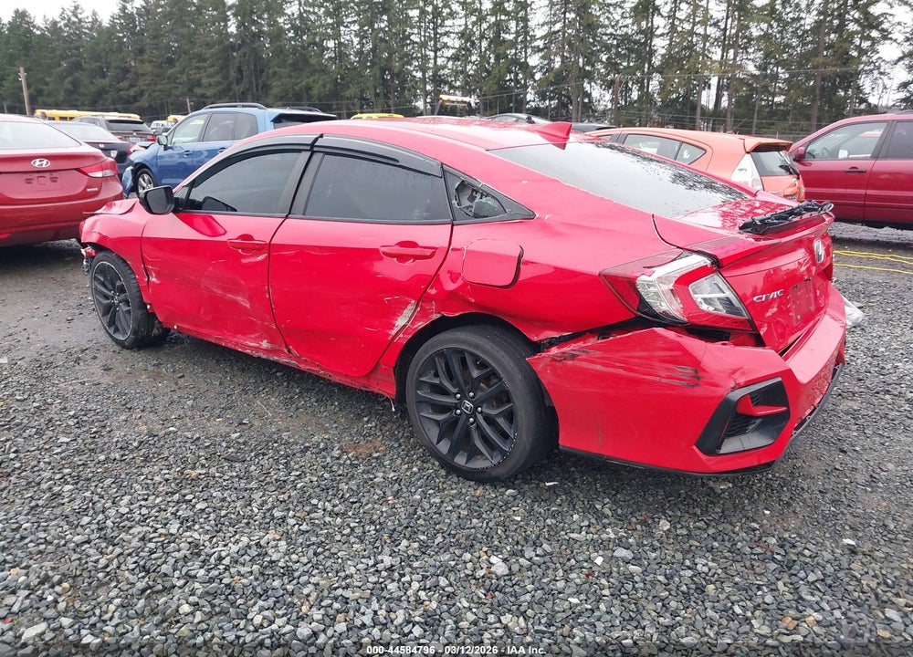2020 HONDA CIVIC SI SEDAN VIN: 2HGFC1E58LH703732