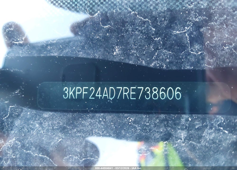 2024 KIA FORTE LXS VIN: 3KPF24AD7RE738606