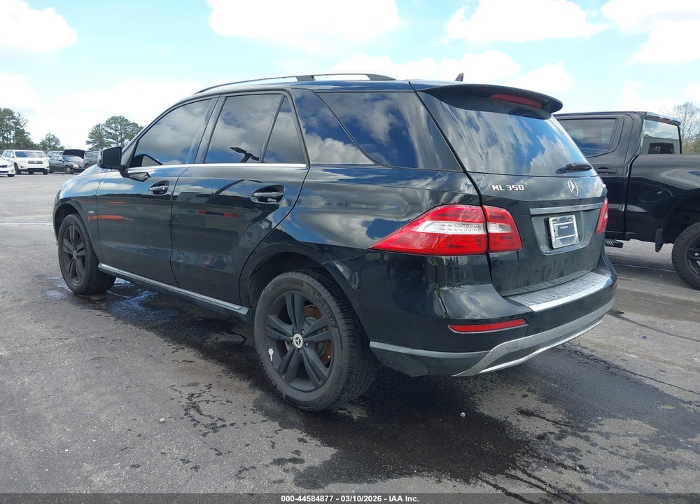 2012 MERCEDES-BENZ ML 350 4MATIC VIN: 4JGDA5HB8CA092518