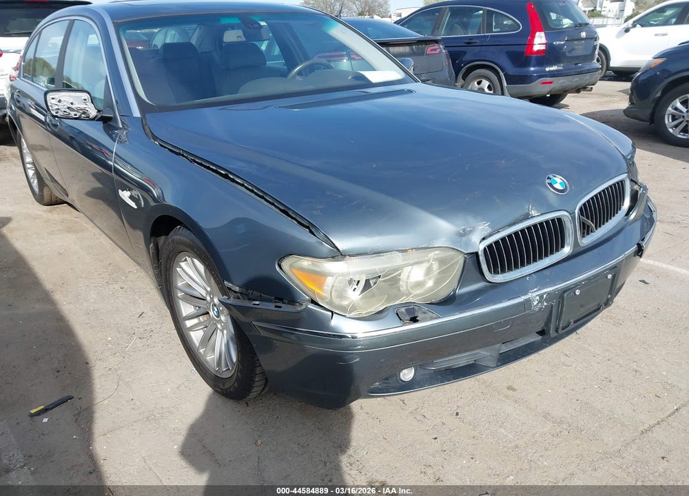 2003 BMW 745LI VIN: WBAGN63423DR13404