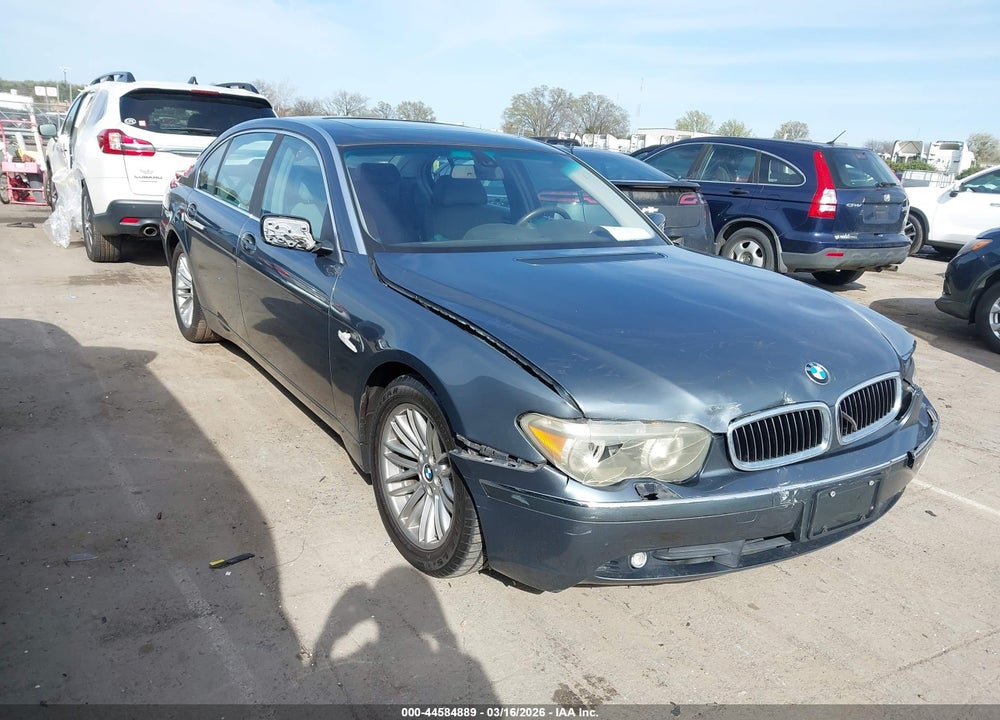 2003 BMW 745LI VIN: WBAGN63423DR13404