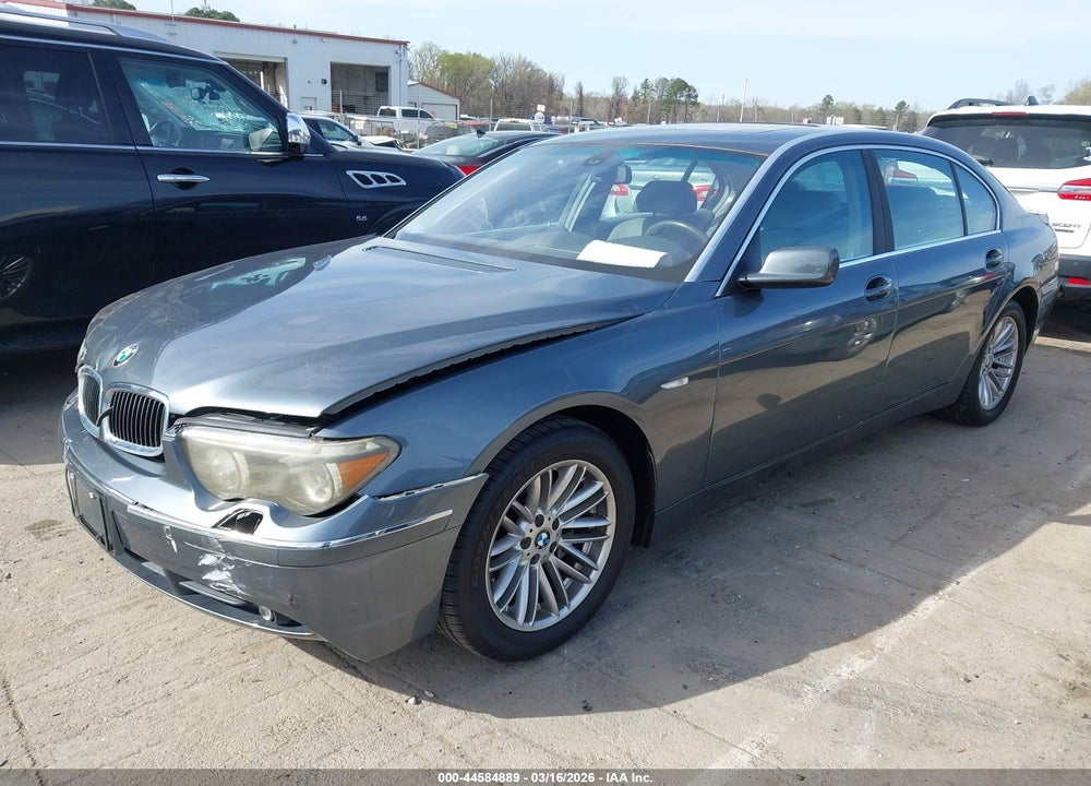 2003 BMW 745LI VIN: WBAGN63423DR13404