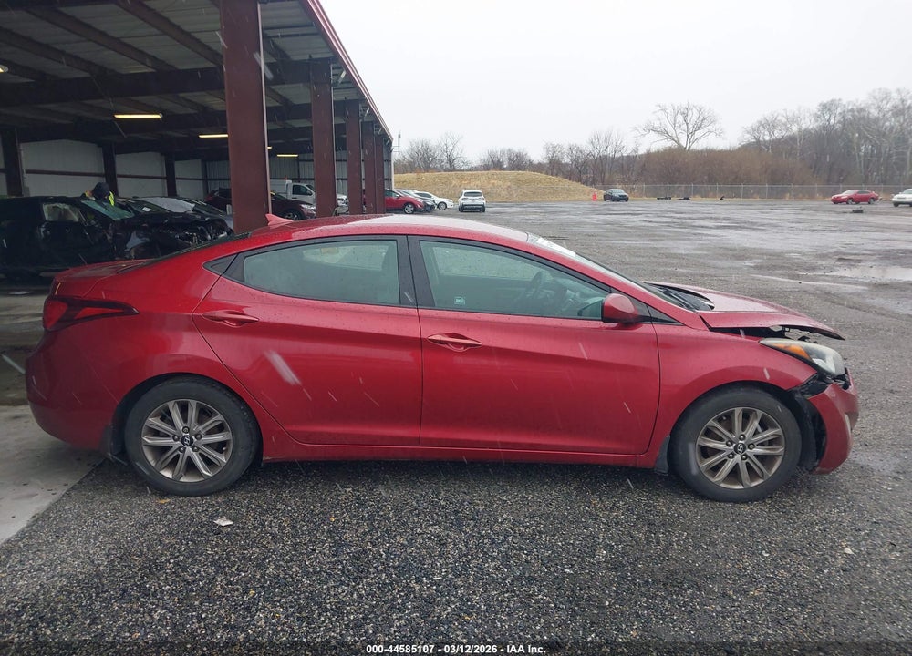 2014 HYUNDAI ELANTRA SE VIN: 5NPDH4AE1EH485111