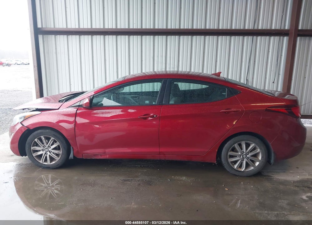 2014 HYUNDAI ELANTRA SE VIN: 5NPDH4AE1EH485111