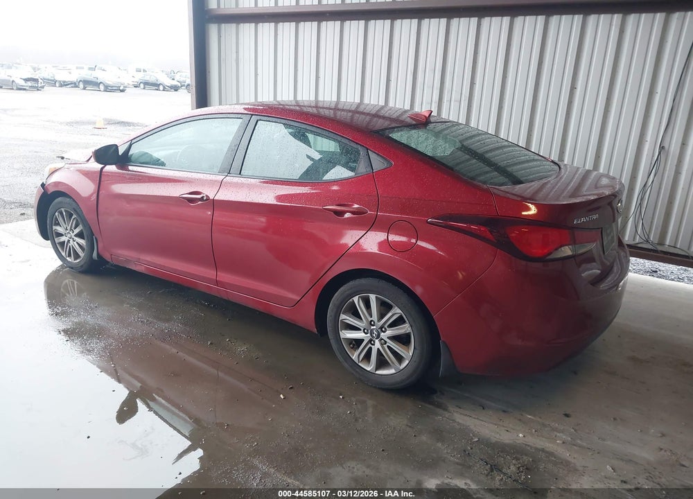 2014 HYUNDAI ELANTRA SE VIN: 5NPDH4AE1EH485111
