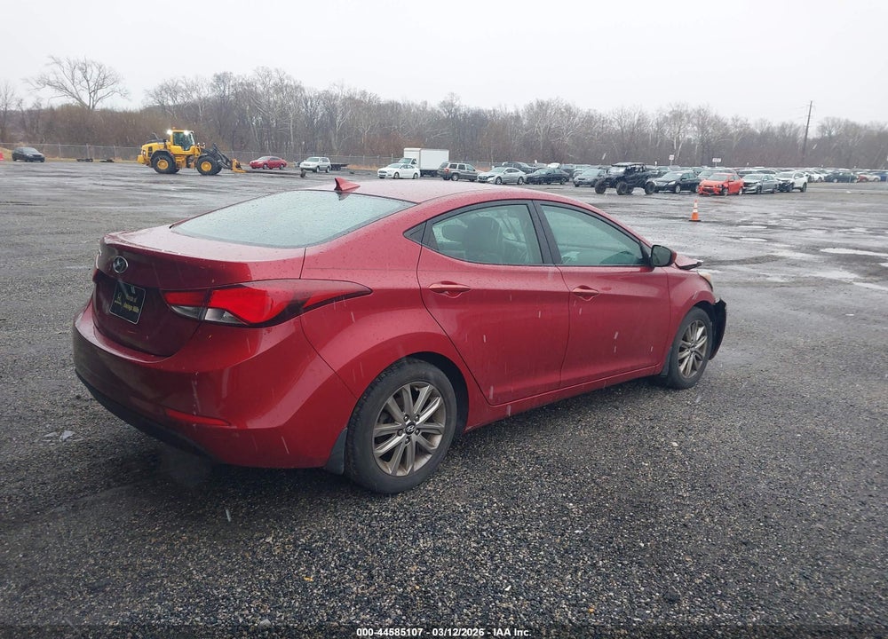 2014 HYUNDAI ELANTRA SE VIN: 5NPDH4AE1EH485111