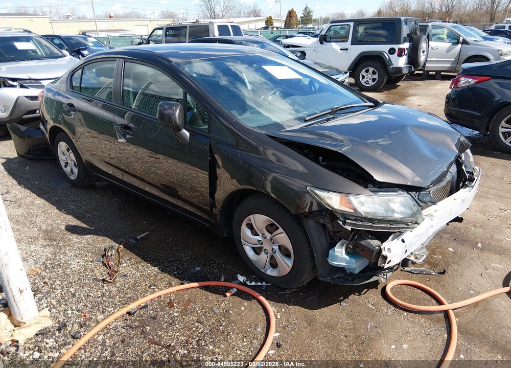2013 HONDA CIVIC LX VIN: 19XFB2F5XDE059069
