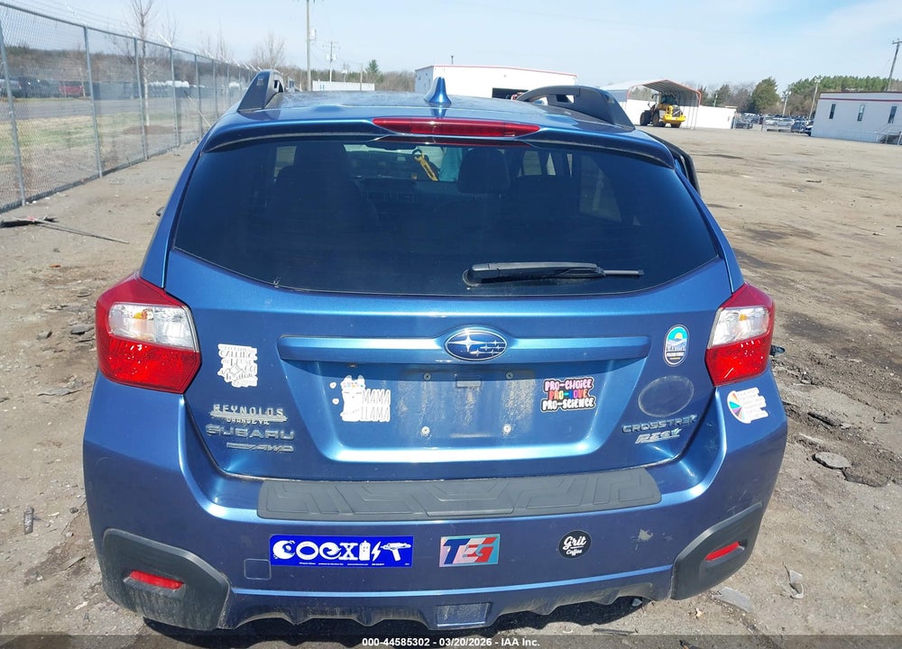 2016 SUBARU CROSSTREK 2.0I LIMITED VIN: JF2GPAKC8GH338315