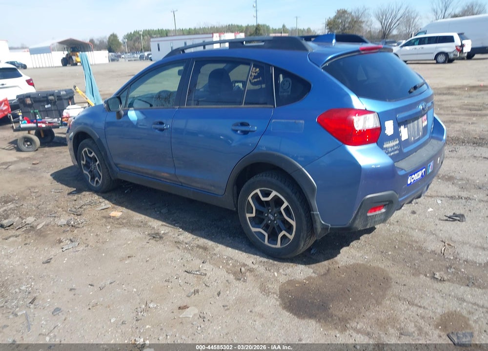 2016 SUBARU CROSSTREK 2.0I LIMITED VIN: JF2GPAKC8GH338315