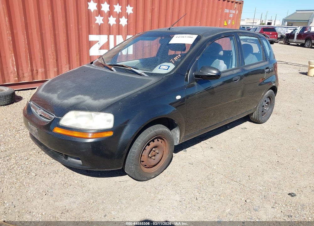 2005 CHEVROLET AVEO LS VIN: KL1TD62615B358054
