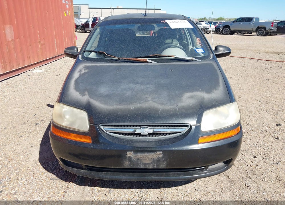 2005 CHEVROLET AVEO LS VIN: KL1TD62615B358054