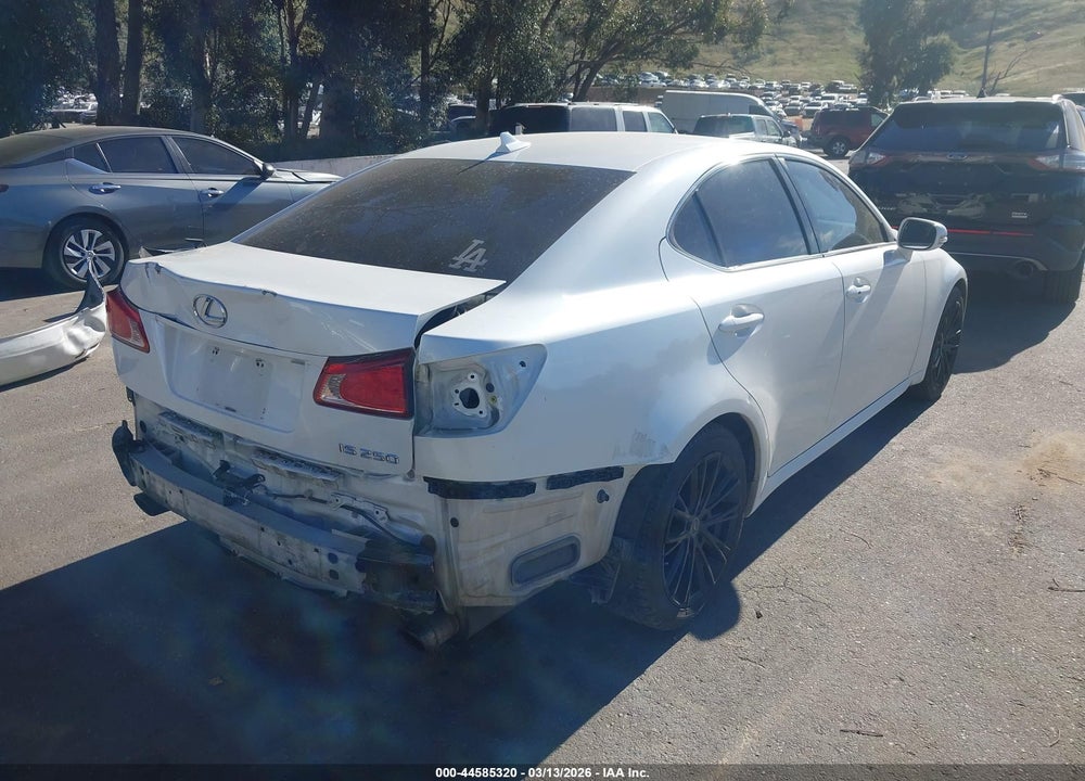 2012 LEXUS IS 250 VIN: JTHBF5C21C5175056