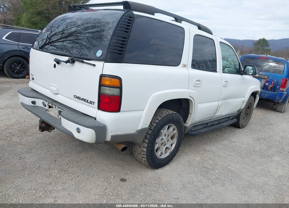 2004 CHEVROLET TAHOE Z71 VIN: 1GNEK13Z84R253818