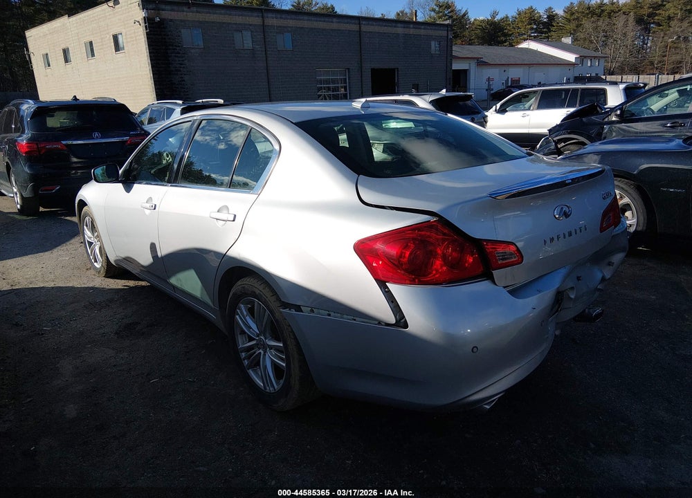 2012 INFINITI G37X VIN: JN1CV6AR1CM974908