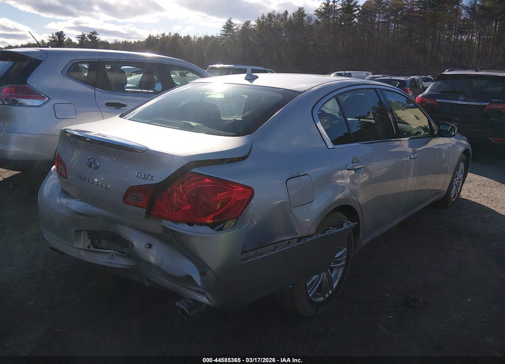 2012 INFINITI G37X VIN: JN1CV6AR1CM974908