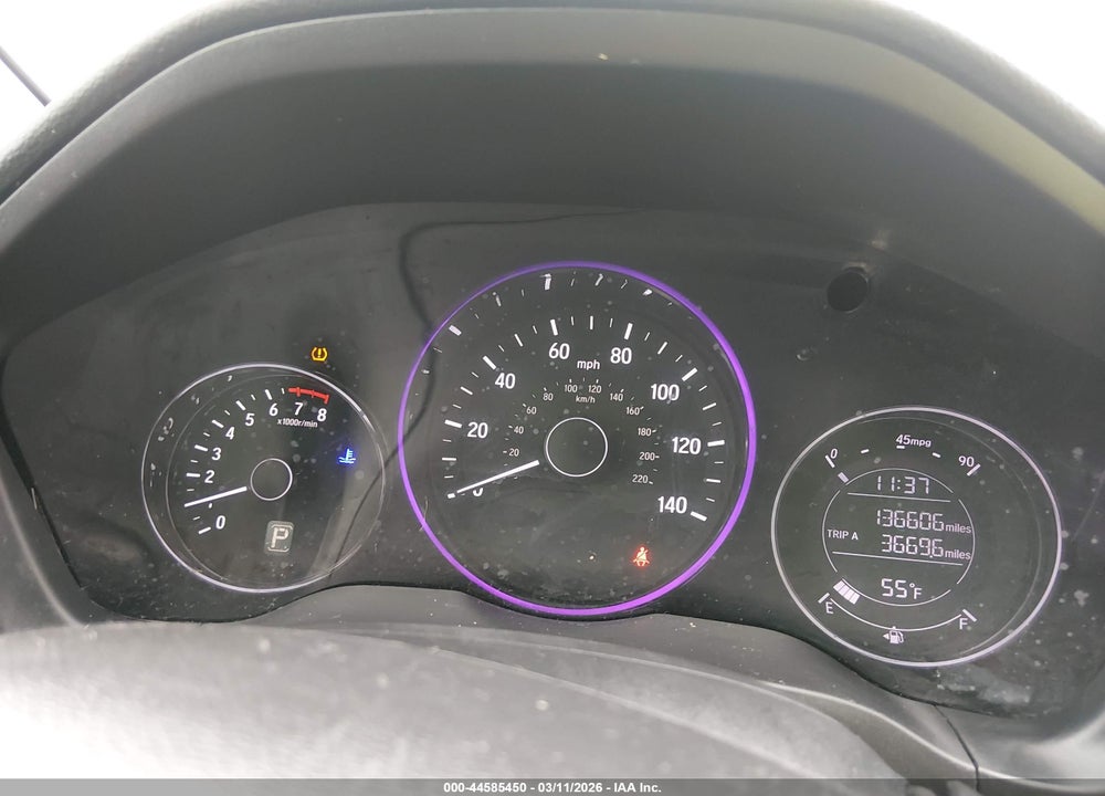 2019 HONDA HR-V LX VIN: 3CZRU5H37KG710514