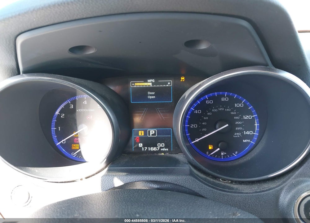 2016 SUBARU OUTBACK 2.5I LIMITED VIN: 4S4BSANC5G3271927