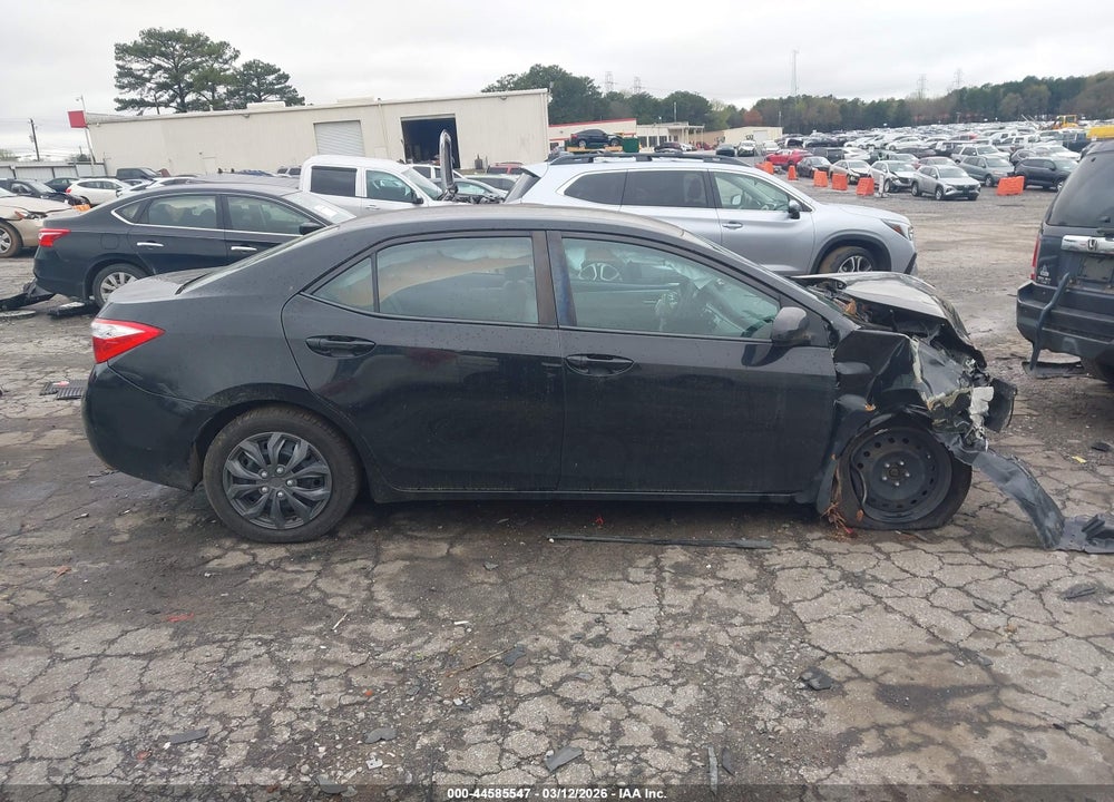 2015 TOYOTA COROLLA LE VIN: 2T1BURHE5FC312959