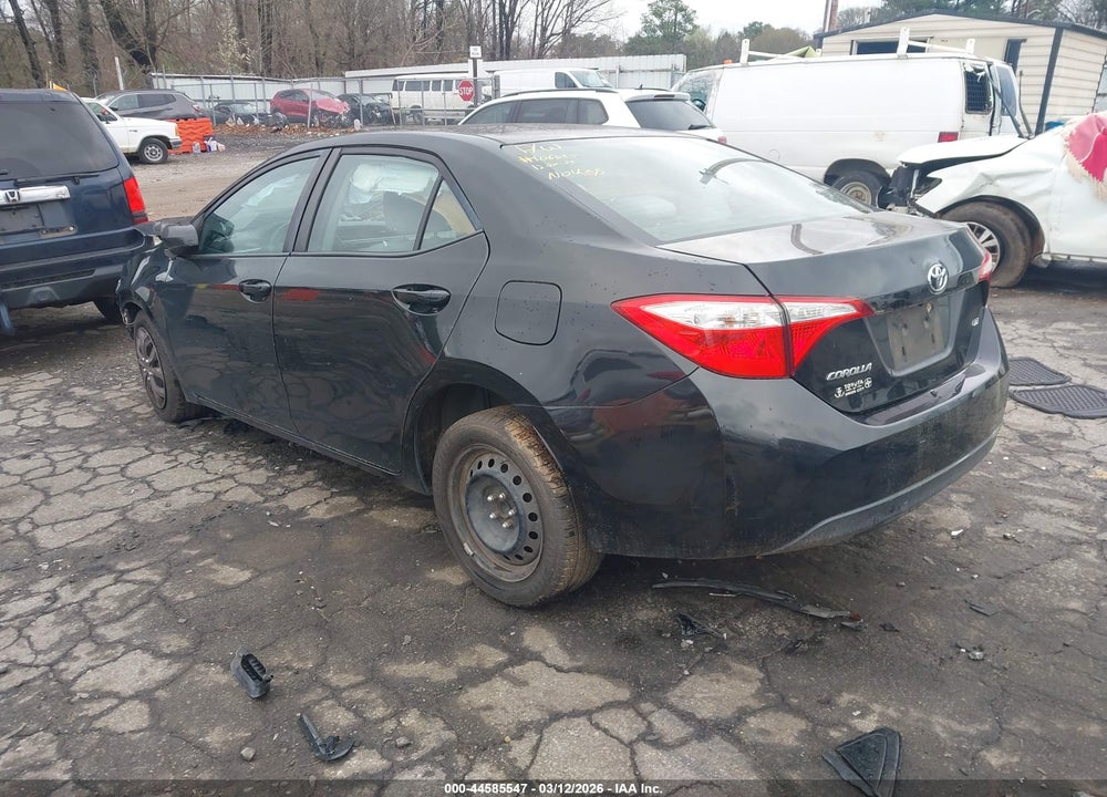 2015 TOYOTA COROLLA LE VIN: 2T1BURHE5FC312959