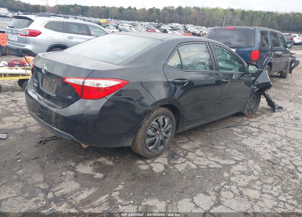 2015 TOYOTA COROLLA LE VIN: 2T1BURHE5FC312959