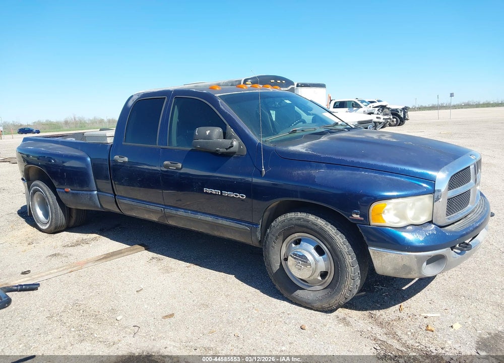 2005 DODGE RAM 3500 SLT/LARAMIE VIN: 3D7MR48C75G766619