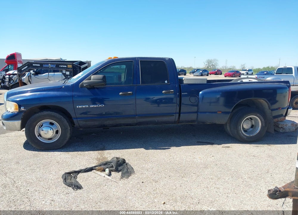 2005 DODGE RAM 3500 SLT/LARAMIE VIN: 3D7MR48C75G766619