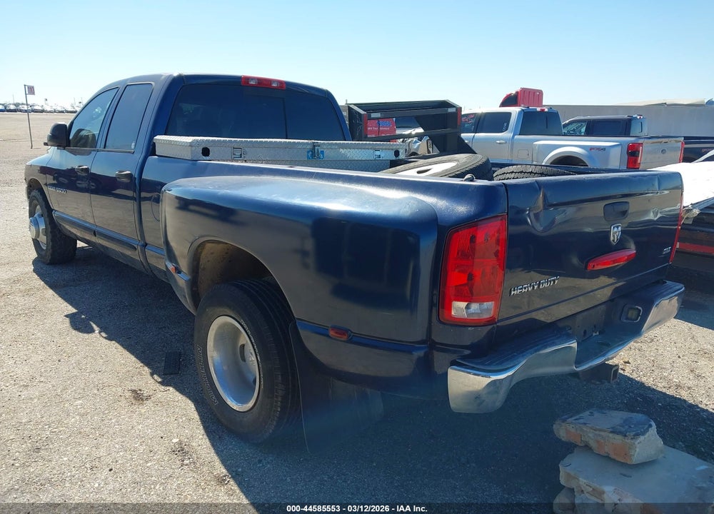 2005 DODGE RAM 3500 SLT/LARAMIE VIN: 3D7MR48C75G766619