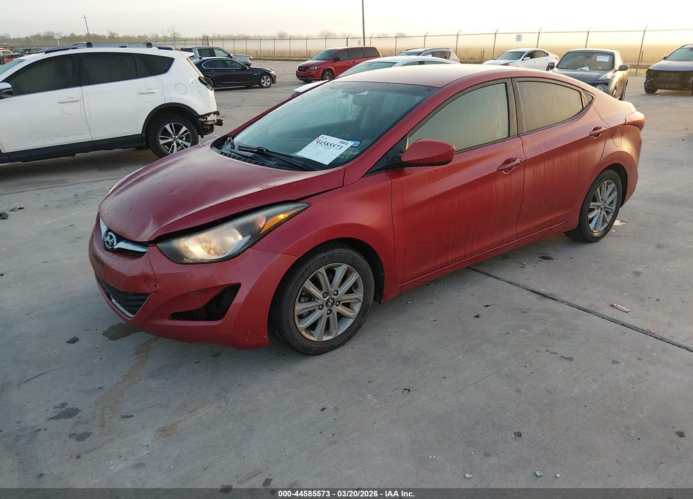 2014 HYUNDAI ELANTRA SE VIN: KMHDH4AE0EU162105