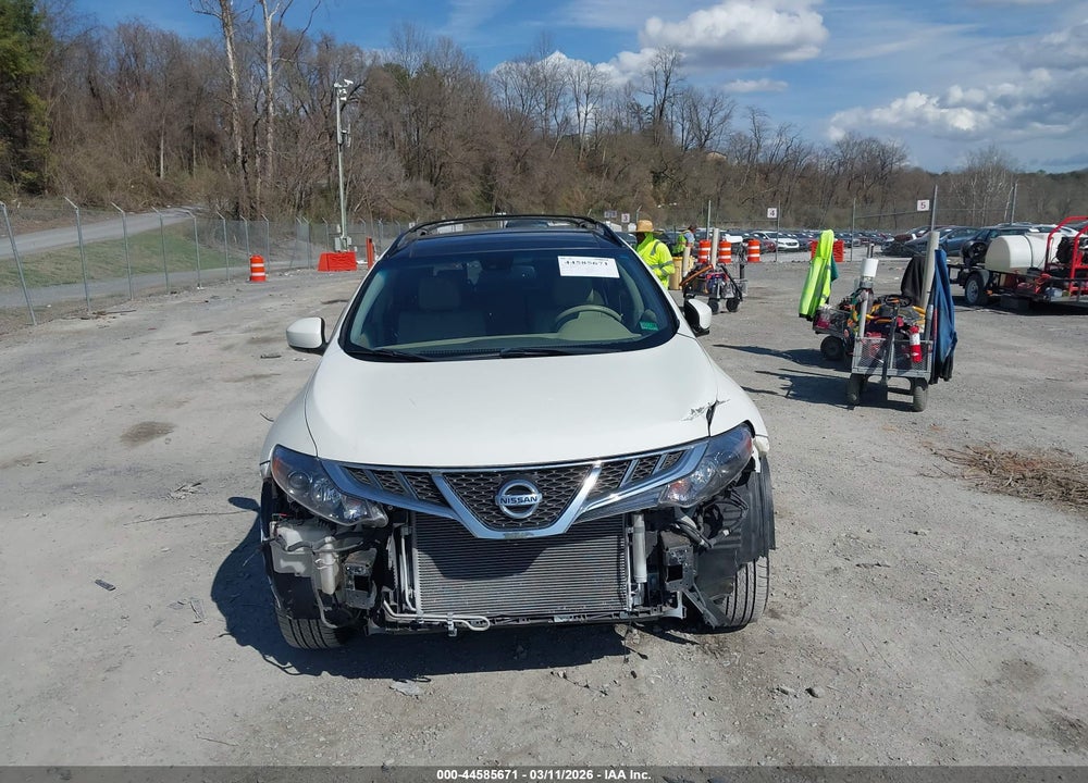 2012 NISSAN MURANO LE VIN: JN8AZ1MW9CW221035